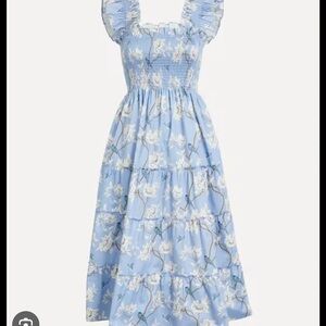 Diane Hill x Hill House Blue Chinoiserie Dress